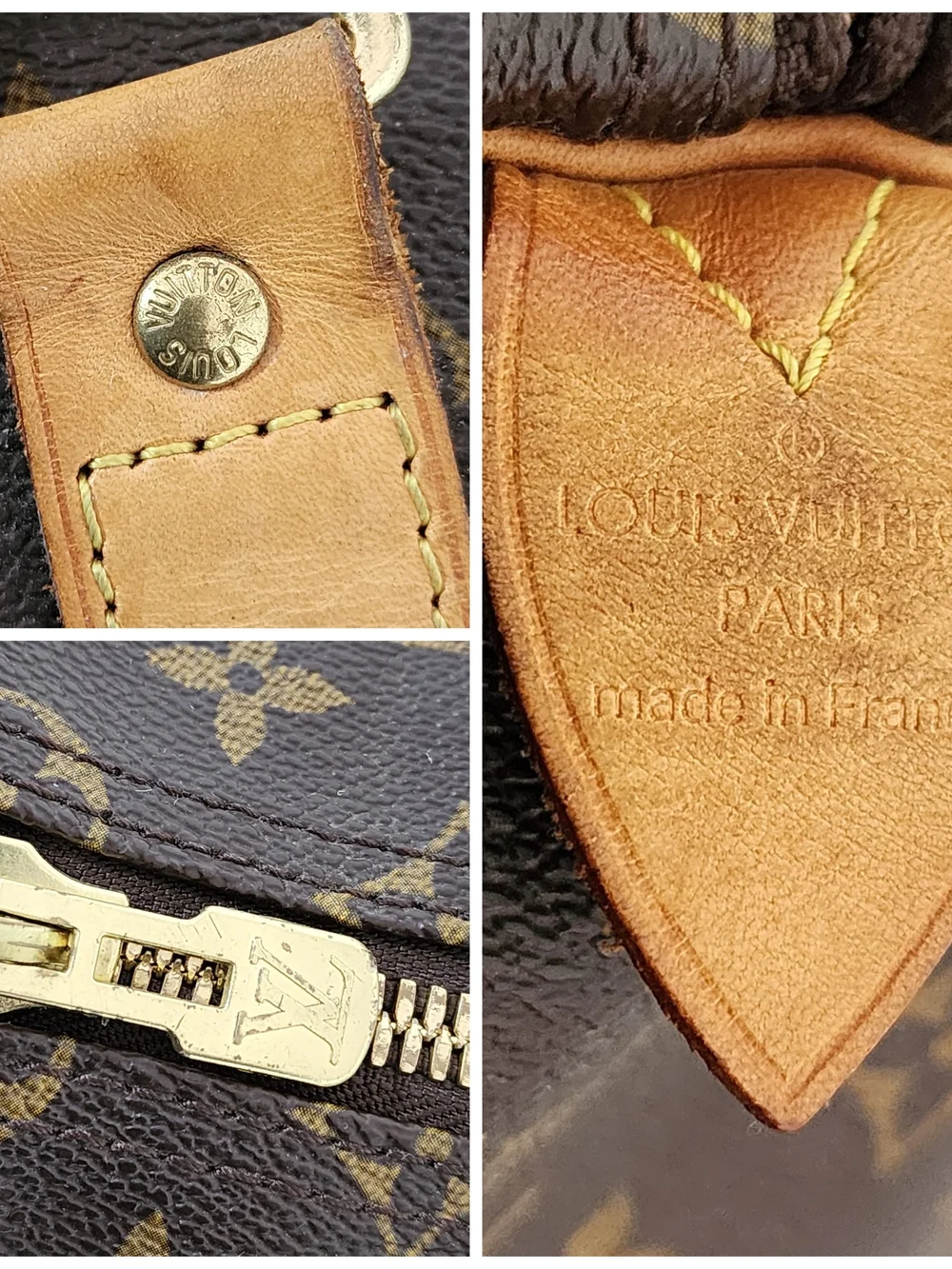 Louis Vuitton Limited Edition Monogram Patches Keepall Bandoulière 50 Brown